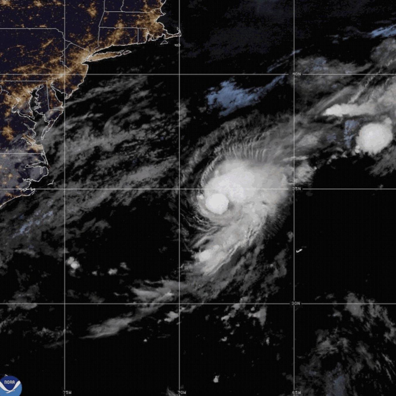 Tropical Storm Henriette forms in the Pacific while Tropical Storm Dexter churns in the Atlantic